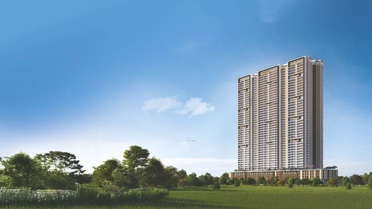 High-rise residential towers of Satya Levante Residences in Sector 104 Gurugram.